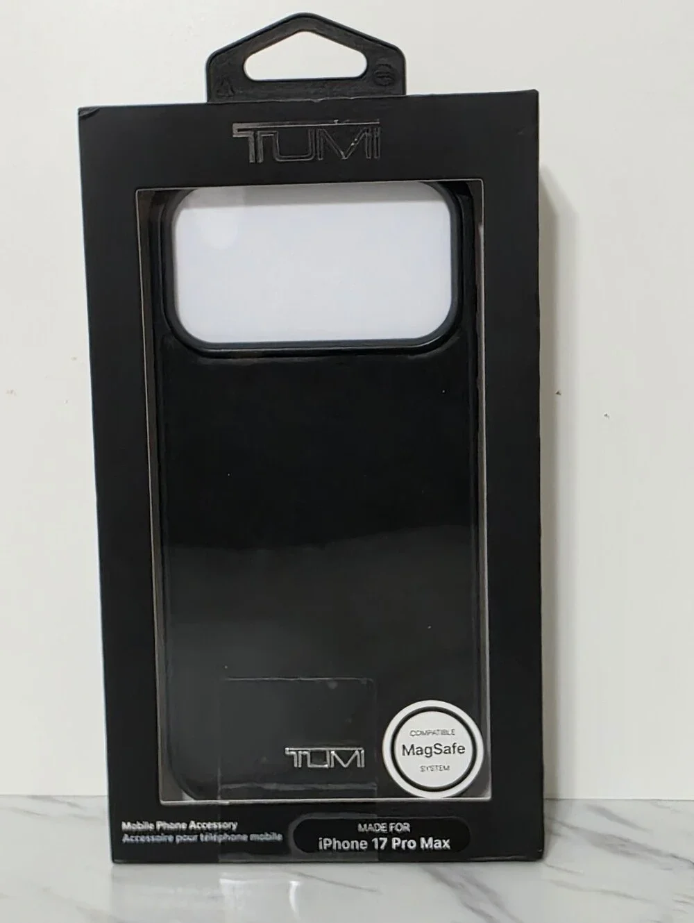 TUMI Black MagSafe-Compatible iPhone 17 Pro Max Case